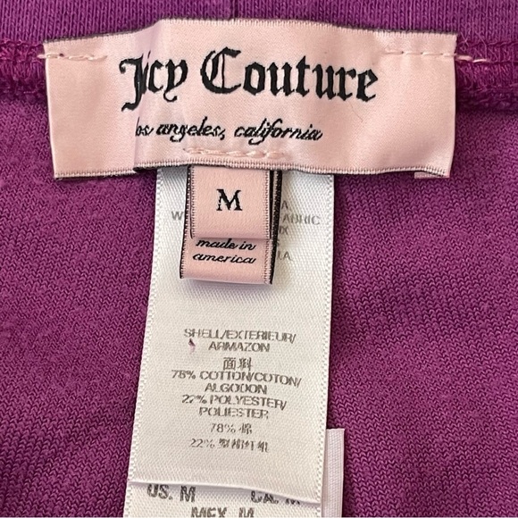 JUICY COUTURE straight leg velour track pants - Picture 3 of 6
